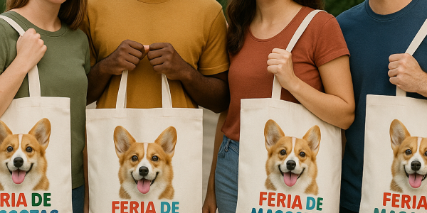 Estampación Textil, Bordados e Impresión DTF Ullastrell · Bolsas de algodón / tote bags